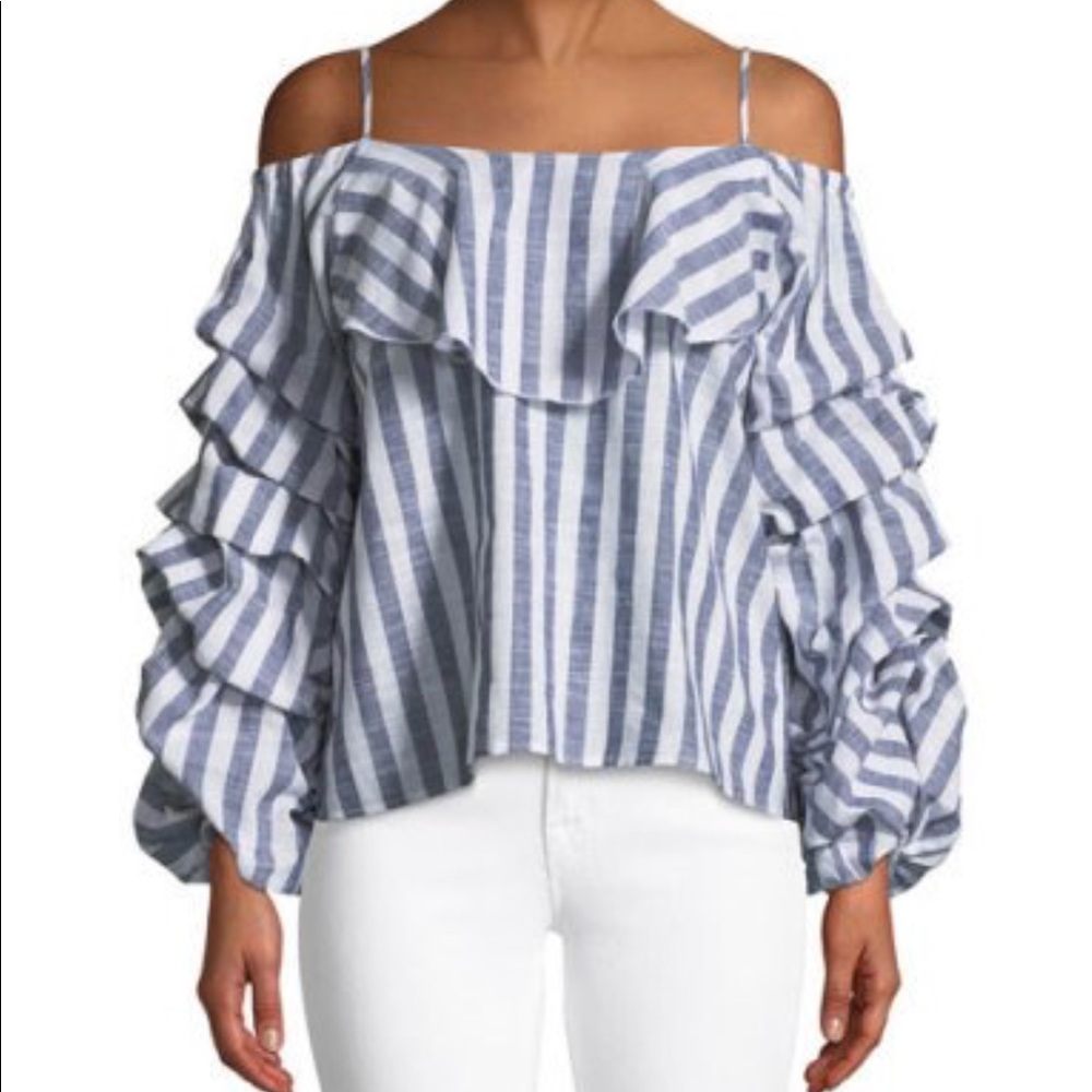 Free Generation Cold Shoulder Blouse.